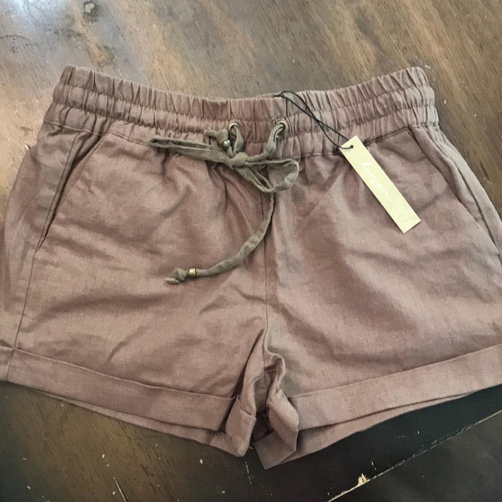 NWT linen shorts